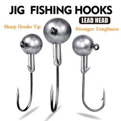 5PCS Crank Jig Head Hook 1g 2g 3.5g 5g 7g 10g 12g 20g Fishing Hook Head Jig Lure Hard Bait Soft Worm hook Jig Hook For Fishing