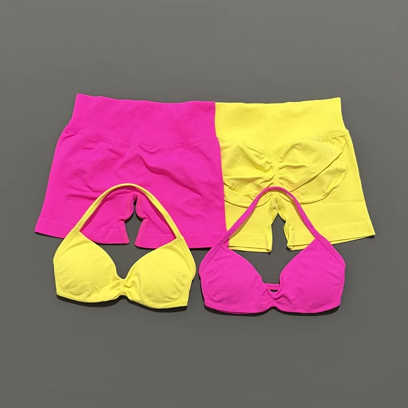 Women's Seamless Sports Bra Set 6