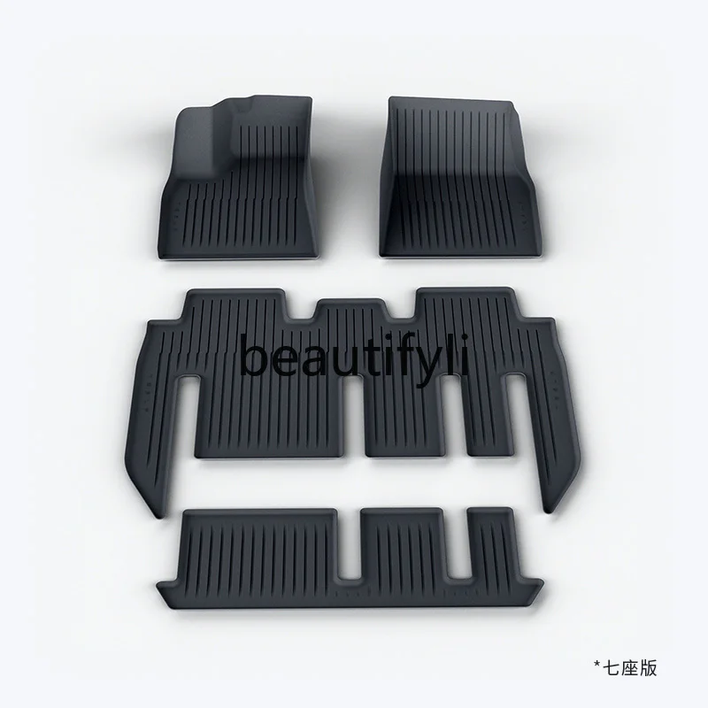 Model x front and rear rows all-weather fully enclosed foot pads five-seat six-seat seven-seat version