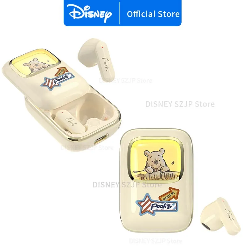 Disney Q10 Baking Varnish Sliding Cover Bluetooth Earphones RGB