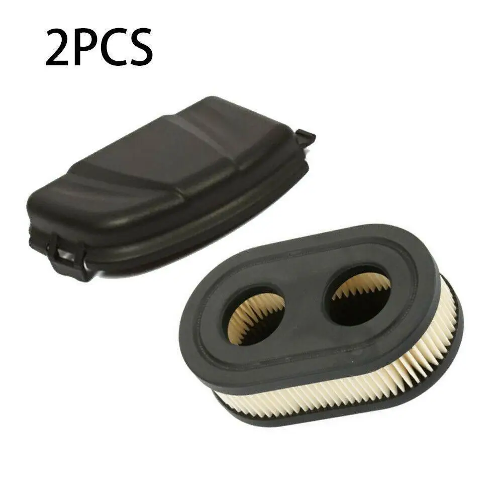 2PCS Air Filter Kit Cover Lawn Mower Replacement For 595658 Accessories Set Household Vacuum Cleaner For Briggs & Stratton Lawn