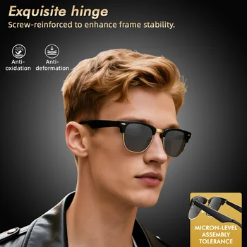 Smart Glasses with Speaker, Bluetooth glasses for Men and Women with Outdoor UV Protection,Support Voice Assistant/Android/Mac 3