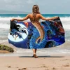 One Piece Towel Quick Drying Pure Cotton Polyester Thick Bath Towel, Sports Travel, Swimming And Surfing Towels 4