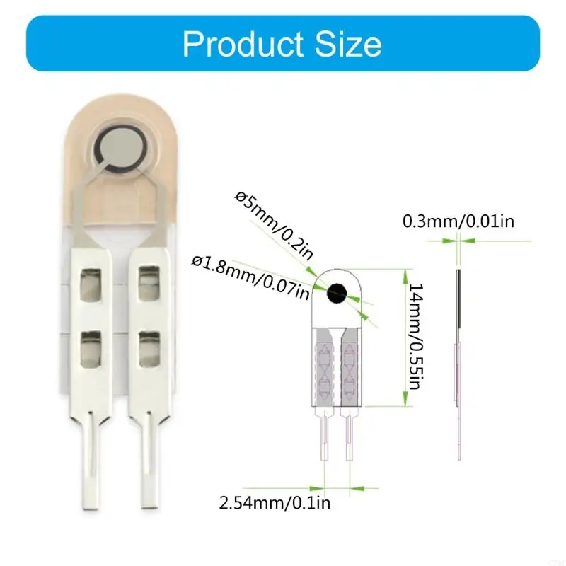 RP-C5ST-0.1G Resistive Film Pressure Sensors Flexible Forces Sensitive Resistors Resistive Pressure Sensors