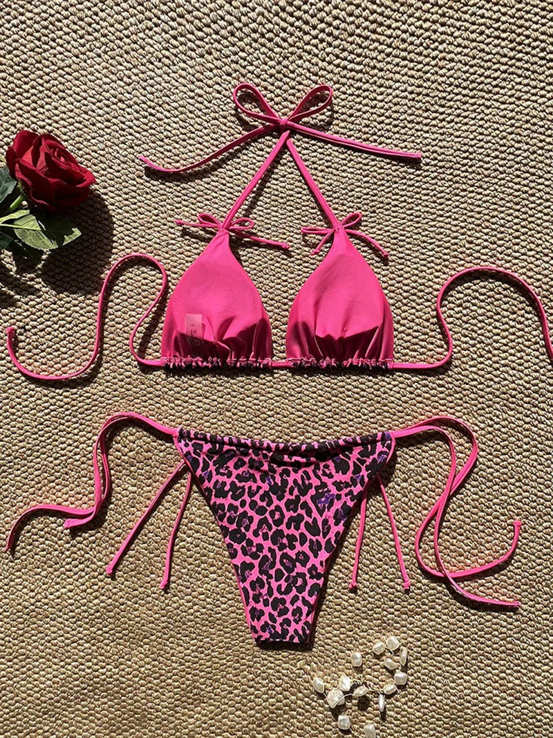 Leopard print bikini swimsuit - Packaging