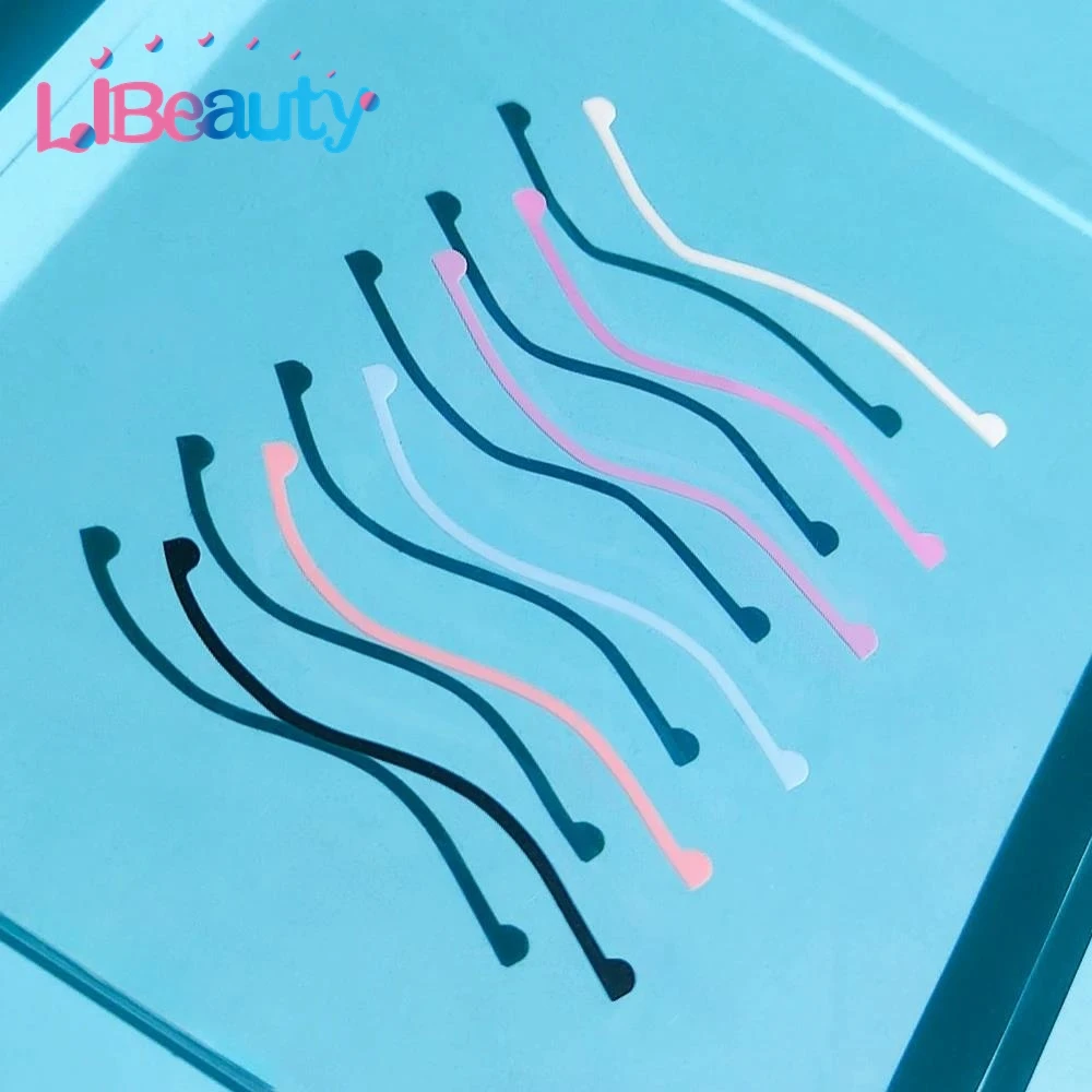 Libeauty 3 짝/가방 실리콘 래쉬 리프트 리본 테이프 재사용 가능한 속눈썹 파마 문자열 롤러 래쉬 리프트 쉴드 보상기 메이크업 도구