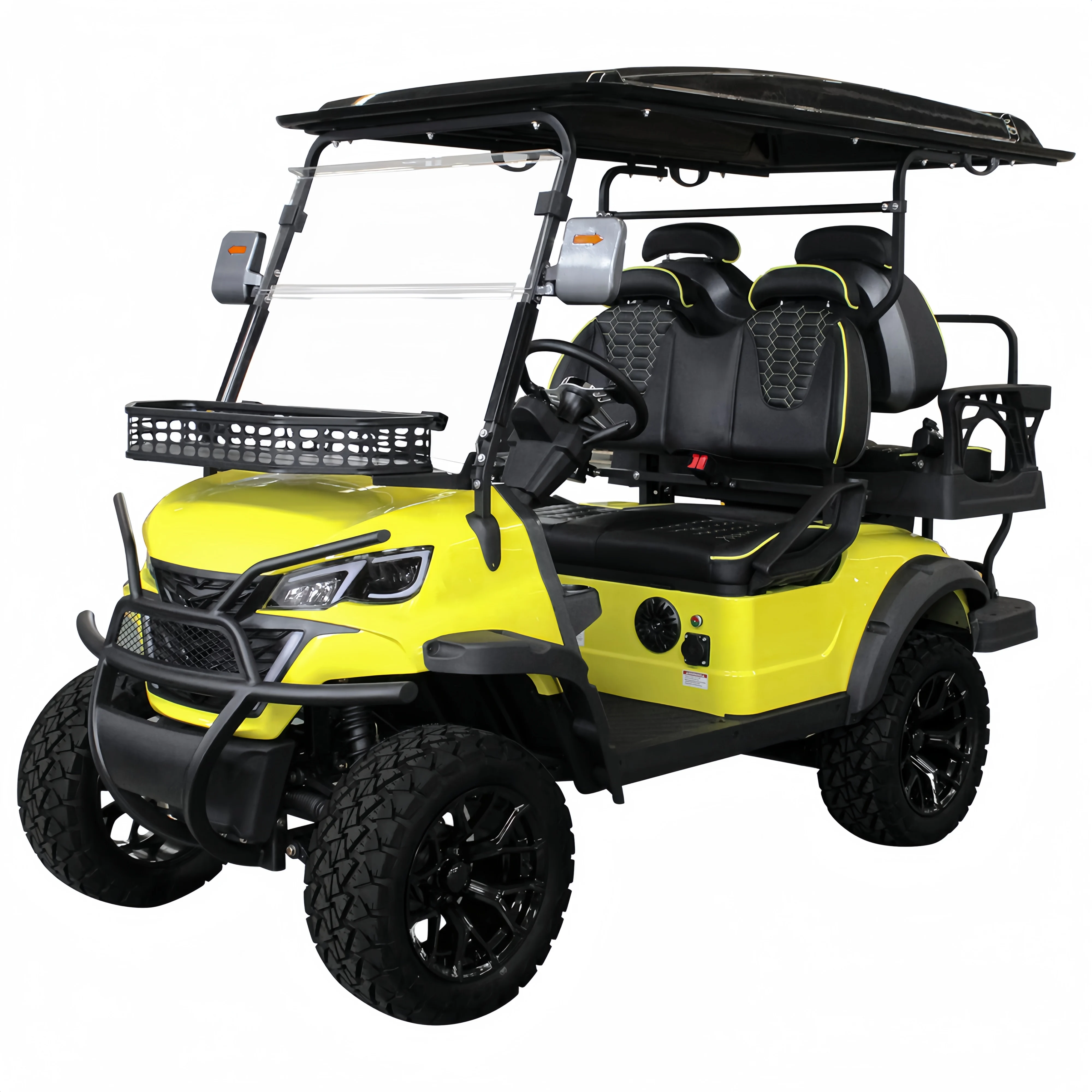High Powered Road Heavy Duty 4 Seater Electric Golf Cart Electric Hunting Golf Buggy