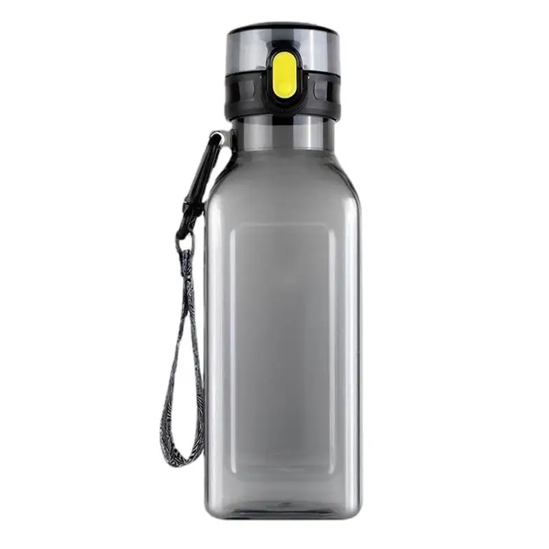 

Спортивная бутылка для воды, прозрачный кувшин для воды со шкалой 24,6 унции, Мотивационная герметичная Спортивная бутылка для воды для пеших прогулок, занятий спортом на открытом воздухе