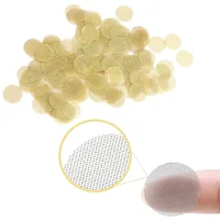 12.7-25mm 100pcs  stainless steel/brass metal filter, silver gauze, water pipe, gauze, multifunctional filter screen accessories 2