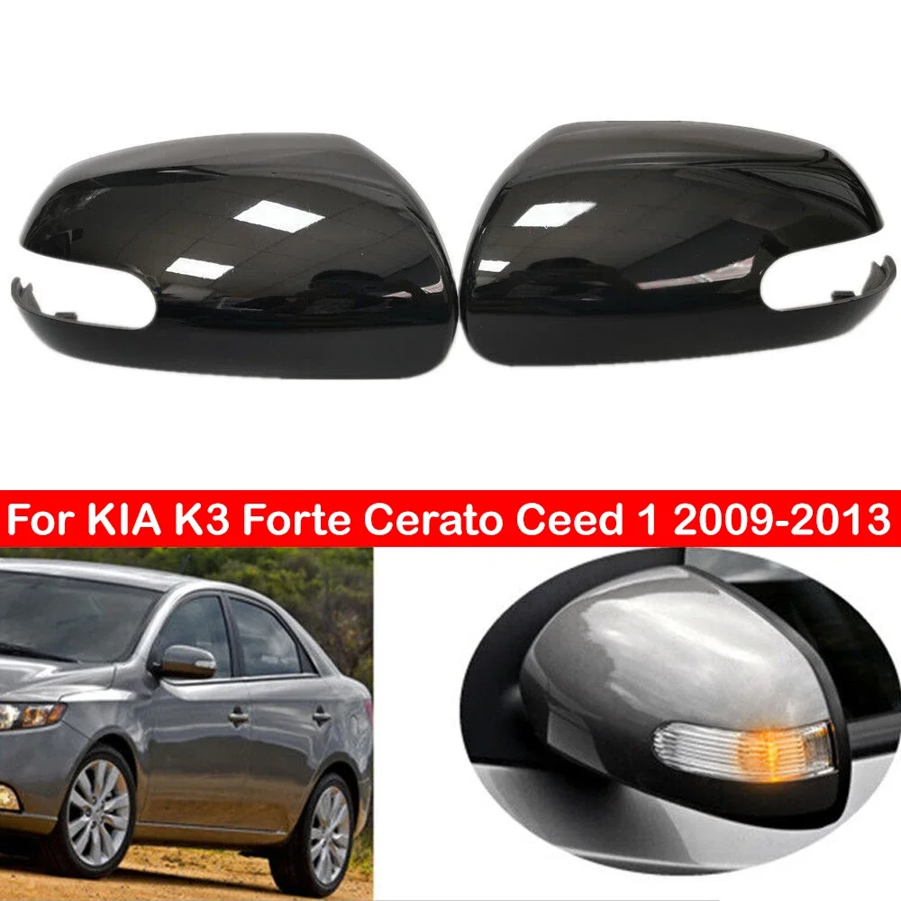 

For KIA K3 Forte Cerato Ceed 1 2009-2013 Car Replacement Rearview Side Mirror Cover Wing Cap Exterior Sticker Door Case Trim