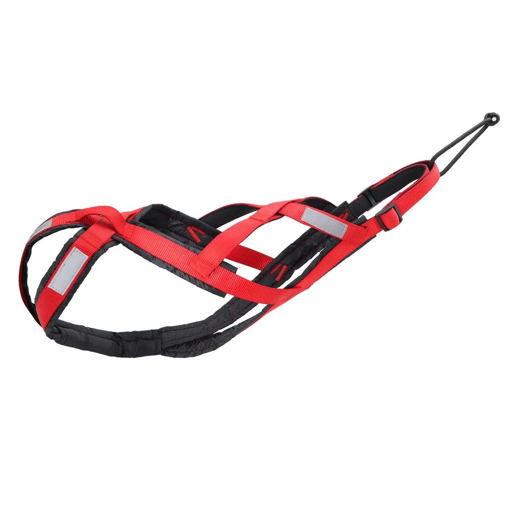 Pettorina per slitta per cani Petto per tirare il peso Imbracatura per slittino X Imbracatura posteriore per cani di taglia grande Husky Canicross Skijoring Scootering - immagine 5