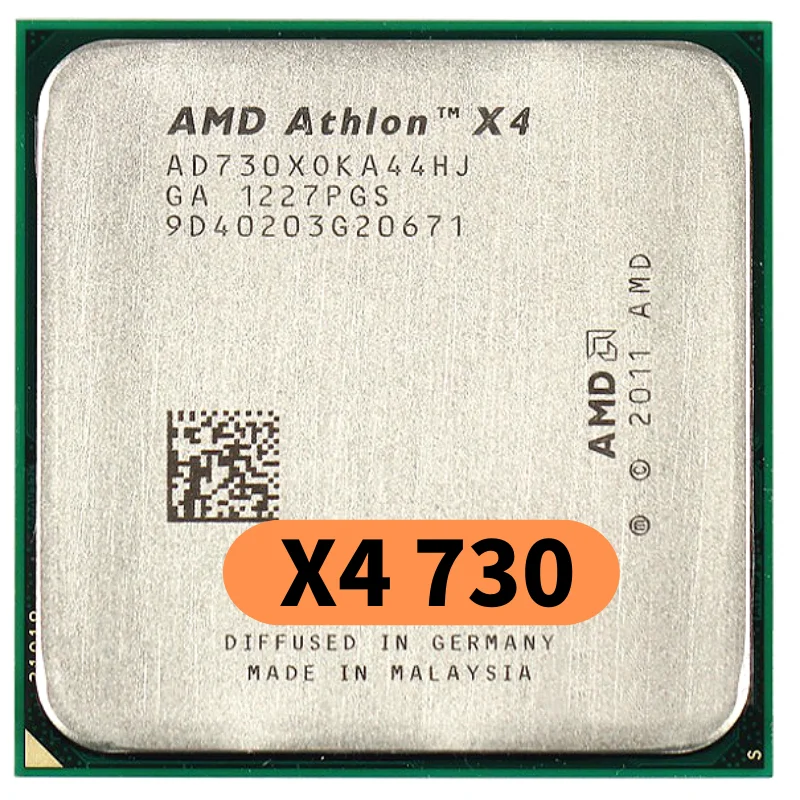Amd athlon x4 730 2 8 ghz quad core cpu processor ad730xoka44hj socket fm2