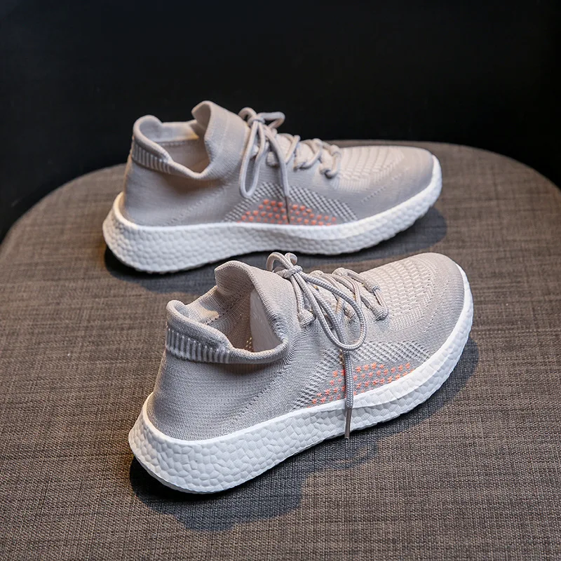 

New Women Sneakers Sock Shoes Casual Shoes Flat Breathable Lightweight Female Running Women Shoes Outdoor Walking Sneakers
