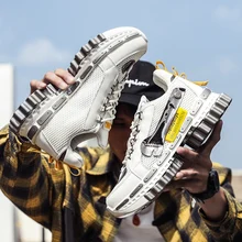 

All-match casual shoes spring breathable sneakers men's dad shoes trendy shoes men