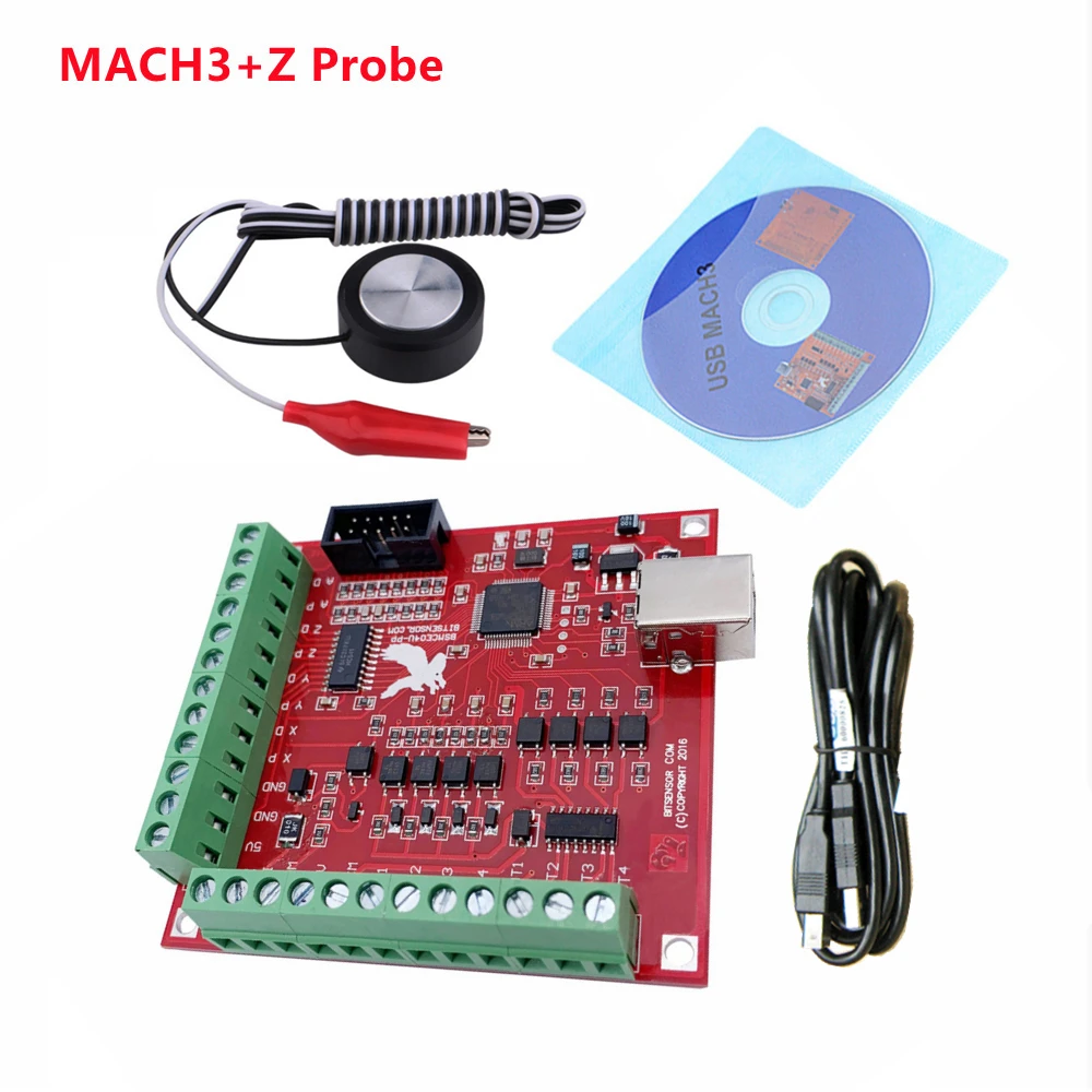 handwheel mach3 cnc controller GRBL breakout board 4 axis driver motion plate Z Axis touch probe leveling sensor cnc maching control card counterbore bit