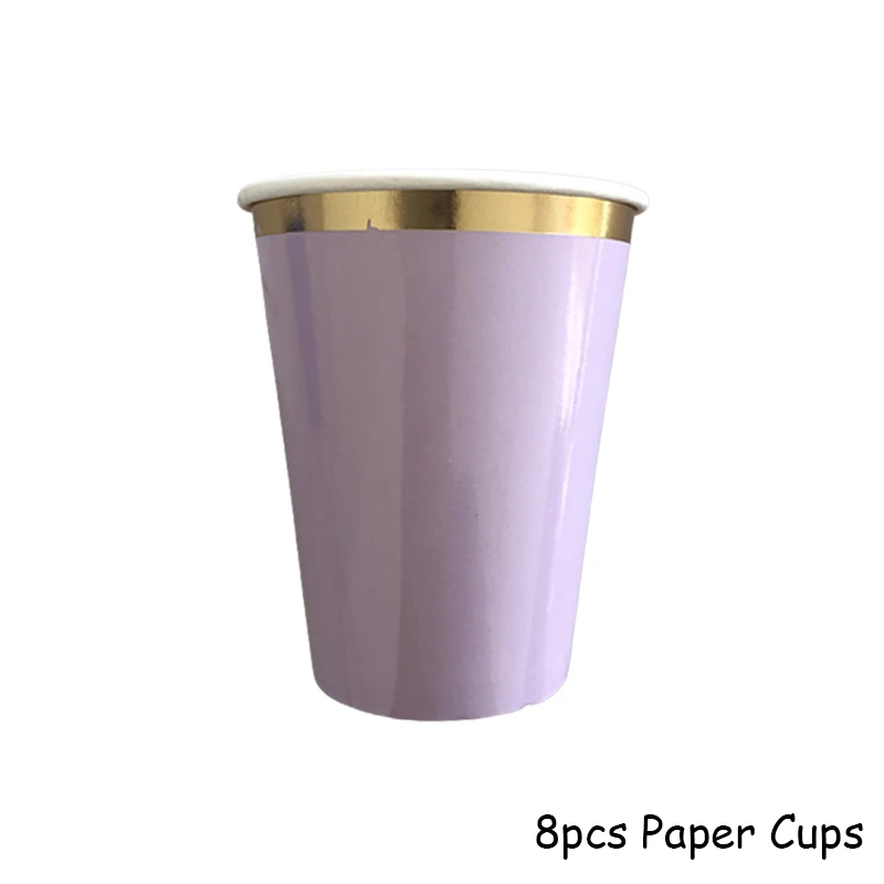 8pcs purple cup