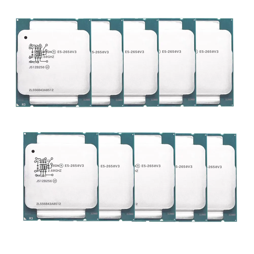 Processador Xeon Cpu e5 2650 v3 Sr1ya 2.3ghz 10 Core Soquete 105w Cpu Lga 20113 10 Pcs