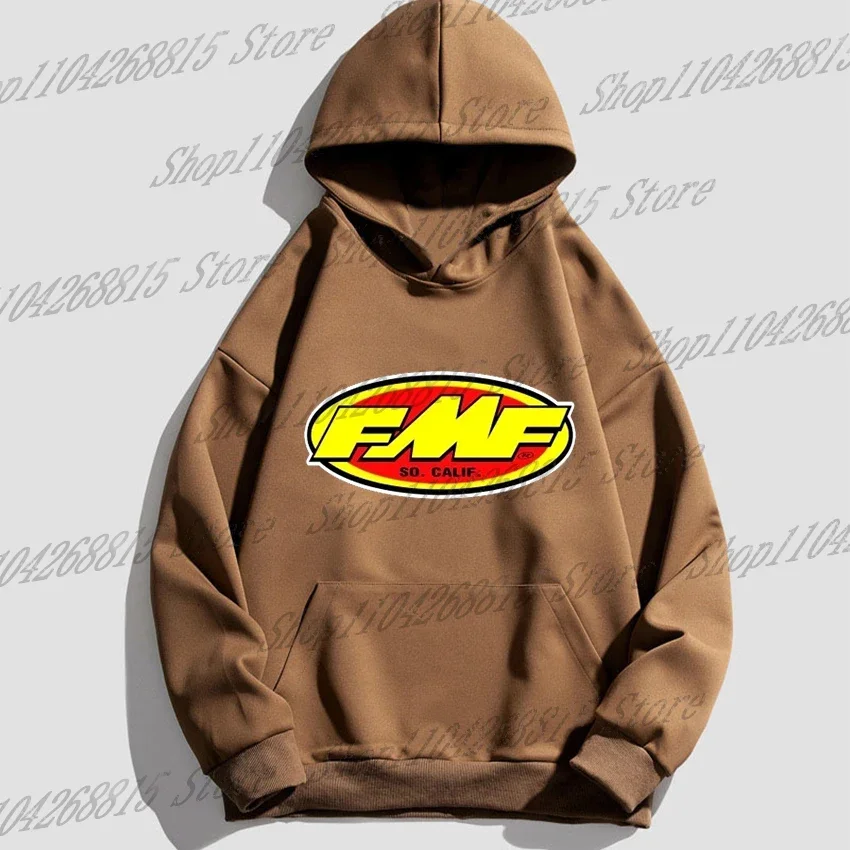 Fmf Printed Men's Cotton Long Sleeve Motorcycle Rider Fleece Jacket Autumn Winter Long Sleeved Sweater