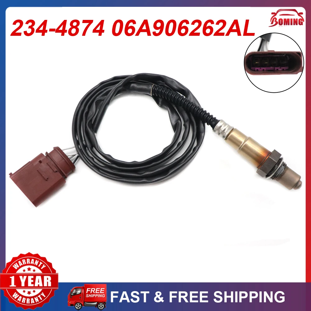 Downstream Air Fuel Ratio Lambda O2 Oxygen Sensor 234-4874 06A906262Al For Volkswagen Cabrio Eurovan Golf Jetta Audi A4 A8