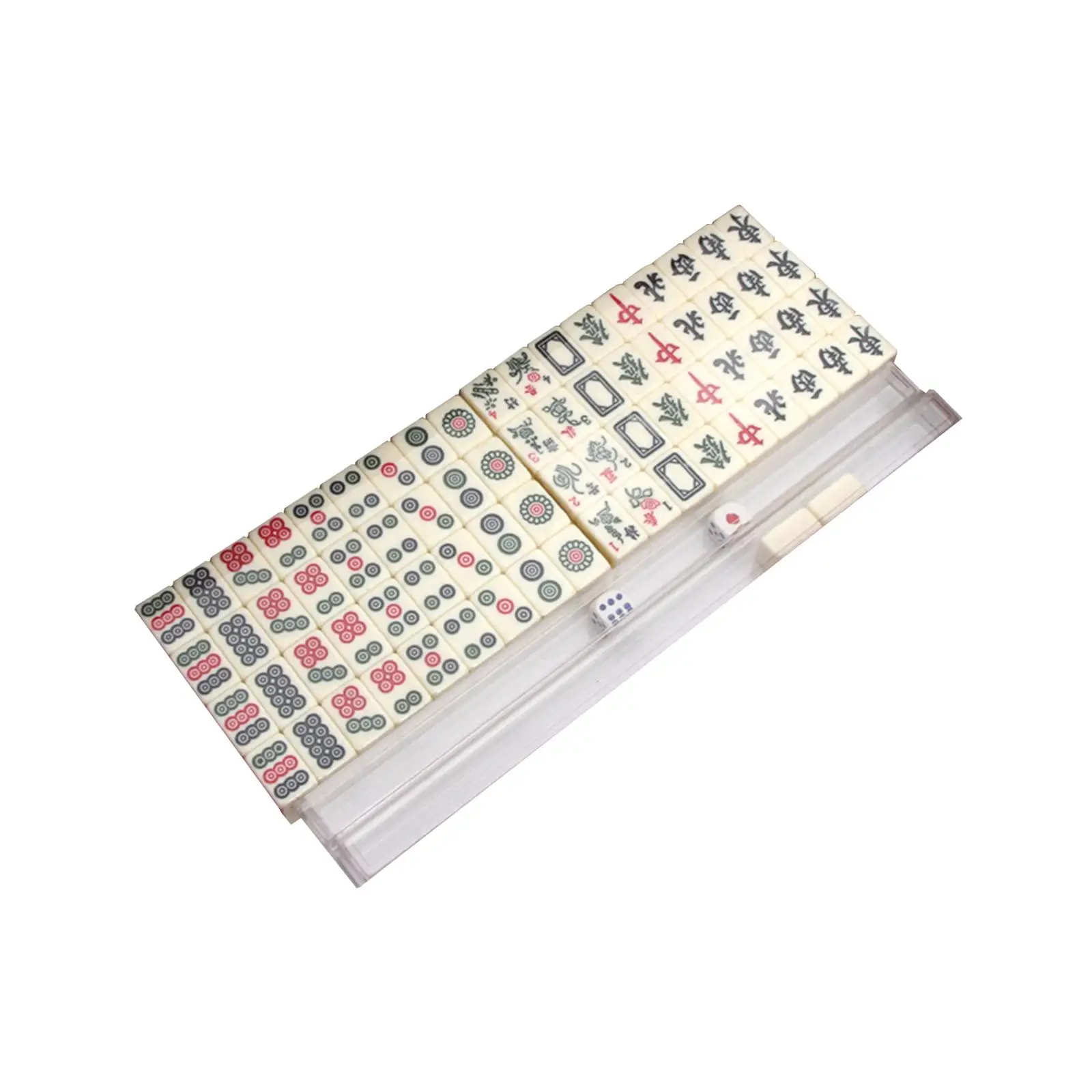 

Mini Mahjong Set Indoor Entertainment Accessories Portable Funny Activity Games