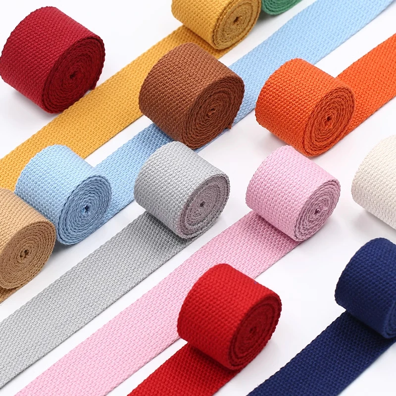 Canvas Ribbon Belt 5 meters 25mm Bag Webbing Nylon Webbing Knapsack Strapping Sewing Bag Belt Accessories