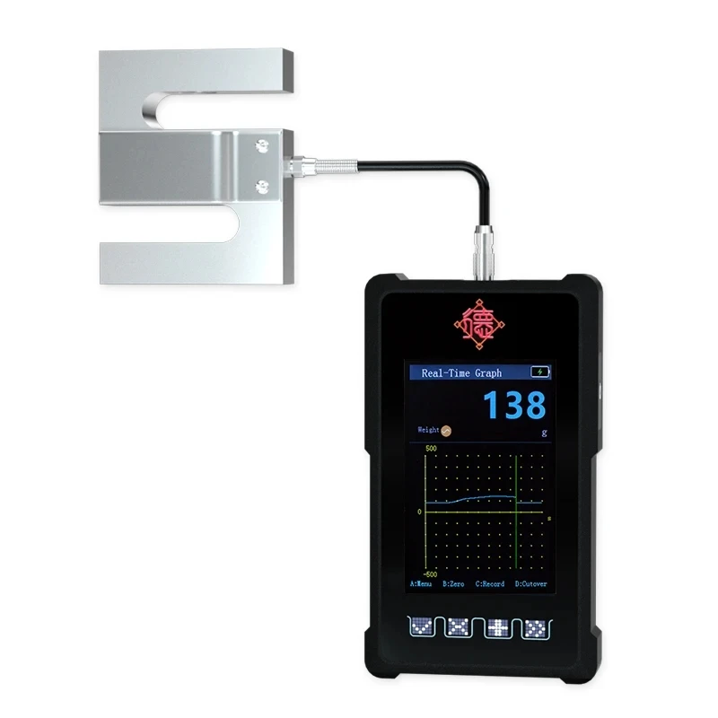 

Advanced Digital Handheld Load Cell Indicator: Auto Tension Force Gauge Dynamometer