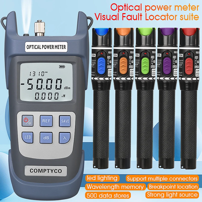 FTTH Fiber Optic Cable Tester Tool Kit (Optional) Optical Power Meter