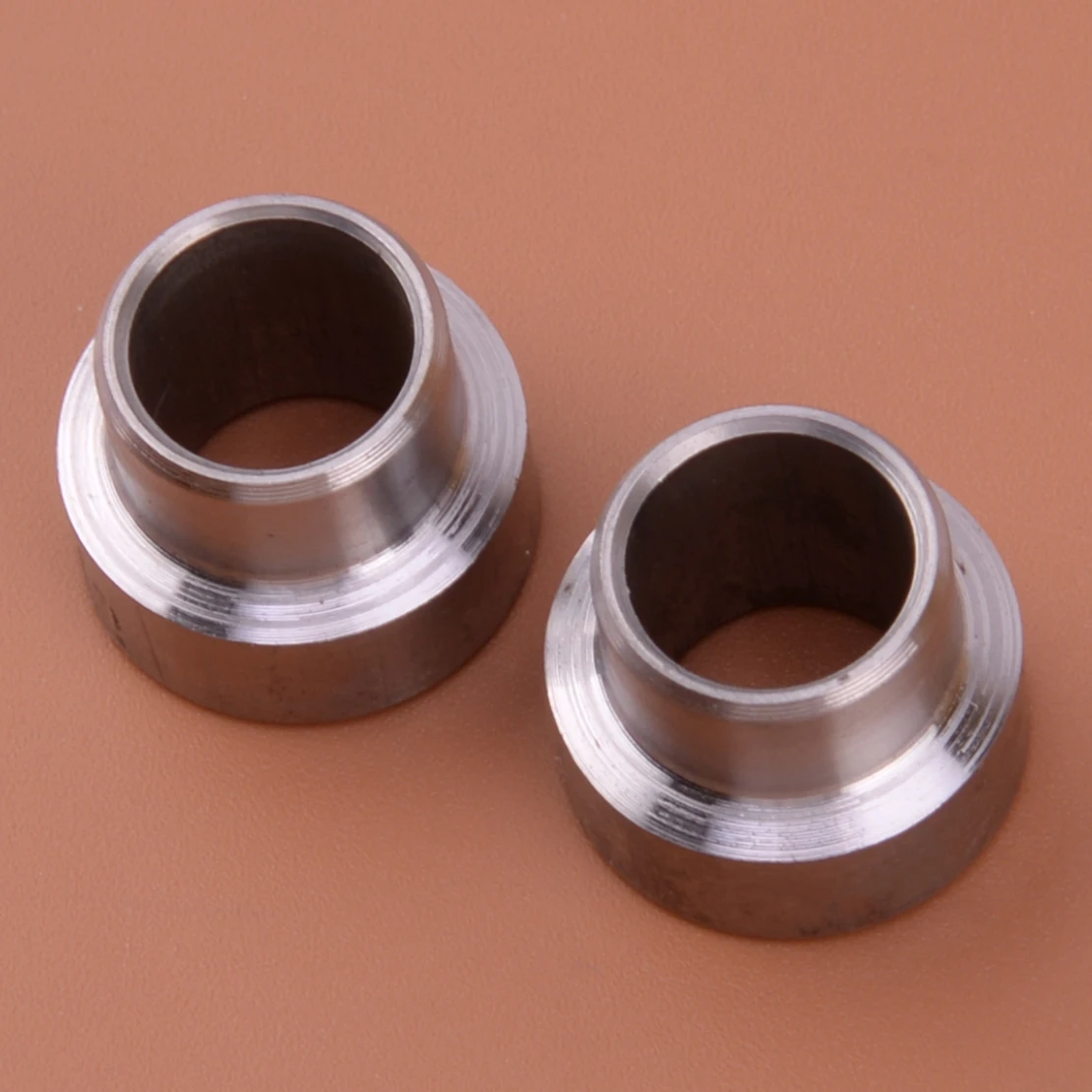 

2Pcs 15mm to 12mm Axle Reducer Bushing Silver Fit for Pit Dirt Bike Moped Motorcycle