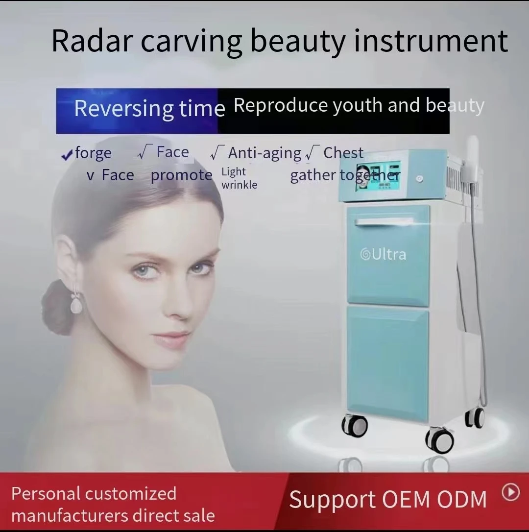 

2023 latest radar carving Ultrasonic Facial Skin Care shaped body Machine for Skin Tightening Anti-Wrinkle Ultrasound V Max Body