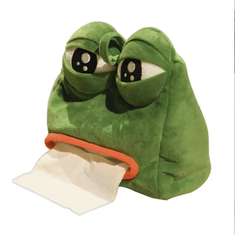 Sad Frog Creativity Tissue Case Personalized Decoration Living Room Kitchen Tissue Storage Box Holder Decoration Tissue Box Crea 2