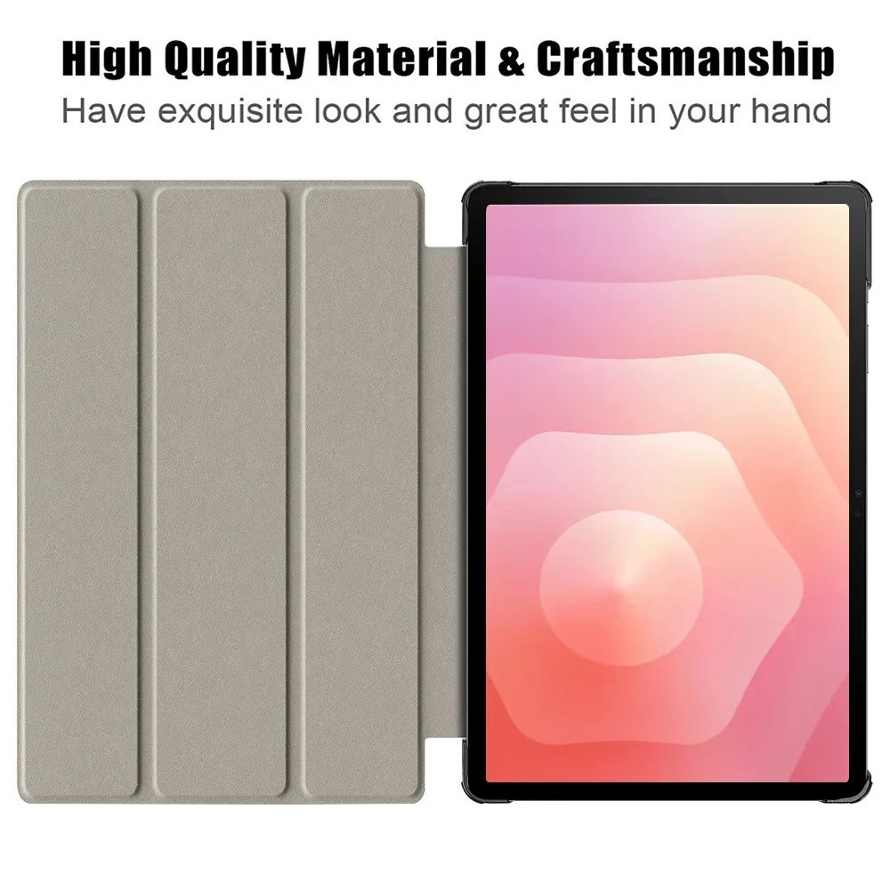 Premium Tri-Fold Protective Tablet Case - 14.6/12.4 Adjustable Cover