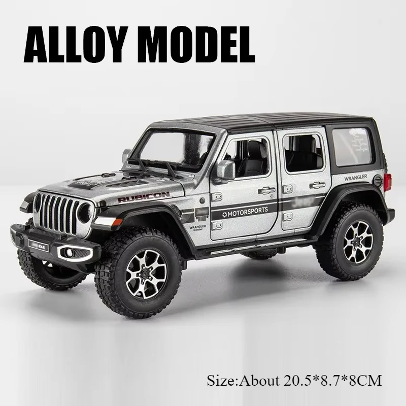 Diecast Wrangler Rubicon with Sound and Light Features