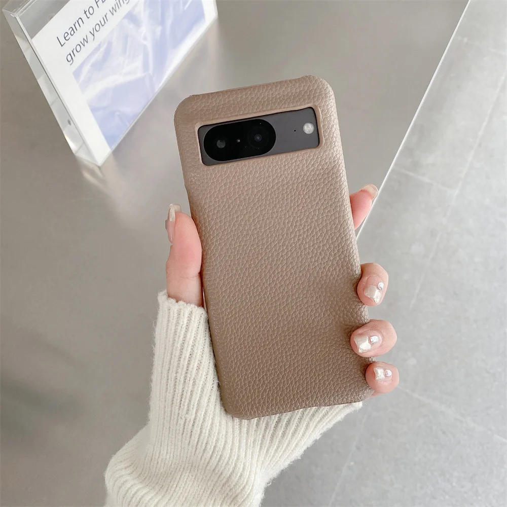 Luxury Leather Lichee Pattern Shockproof Ultra Slim Phone Case
