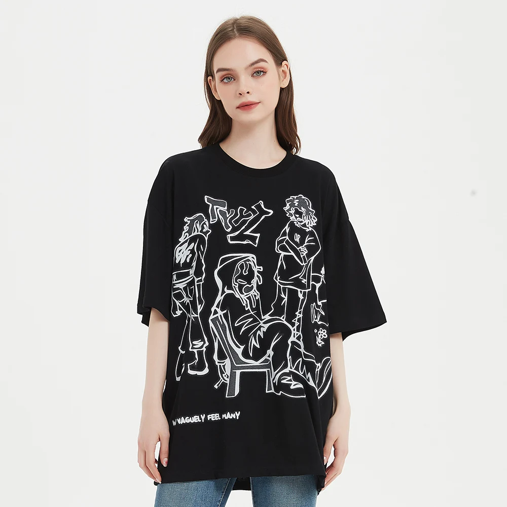 Anime Japonês Akatsuki Nuvem Símbolos dos homens Imprimir Camiseta,  Harajuku Algodão Apertado Camisetas, Streetwear Engraçado, Tee Tops,  Roupas, Y2K