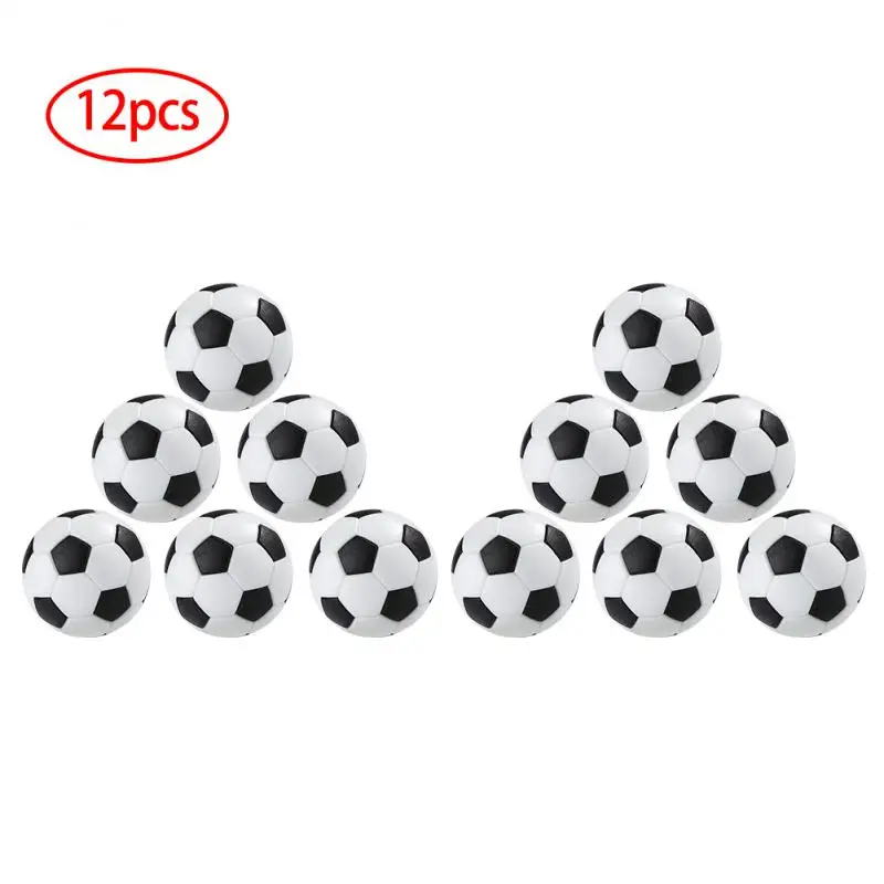 

New Black and white Environmentally friendly resin Foosball table soccer table ball football balls baby foot fussball 32mm