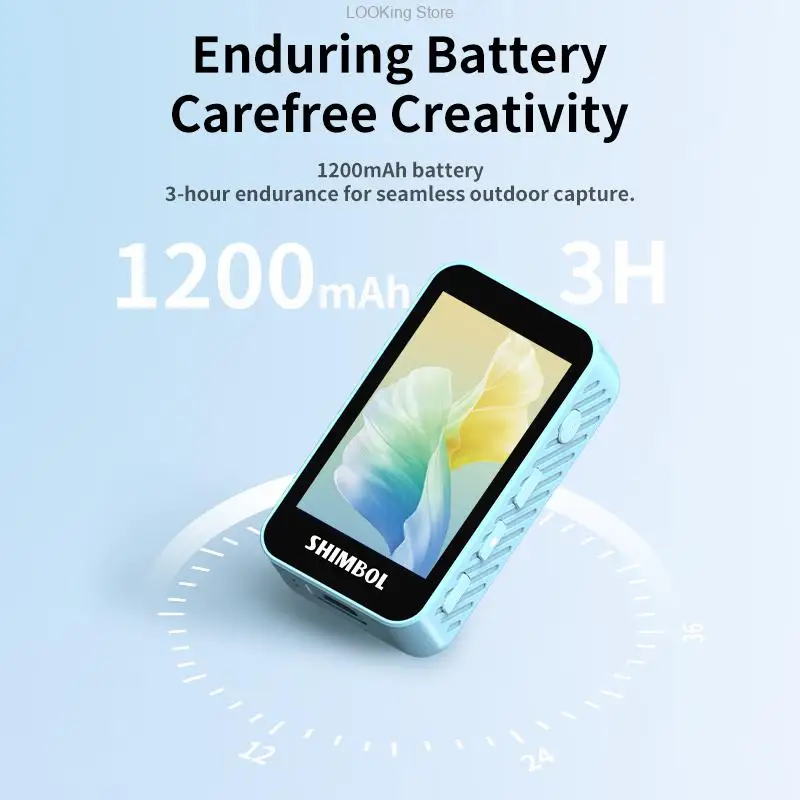 Shimbol CP5 ミニ電話 Selfie モニター 1080p フル HD Selfie
