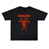 2025 Pop The Eagles Rock California Hotel Printed T-shirt Loose Short Sleeve Men's and Women's Street Cotton Comfortable 3