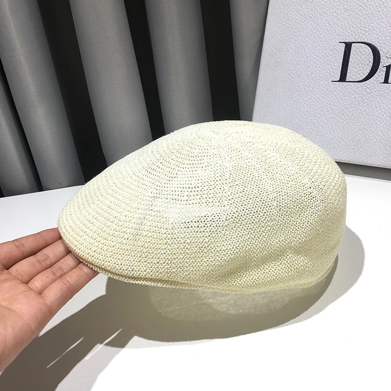 الصيف رقيقة شبكة إلى الأمام قبعة جديدة عادية البري...