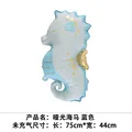 Matte sea horse blue