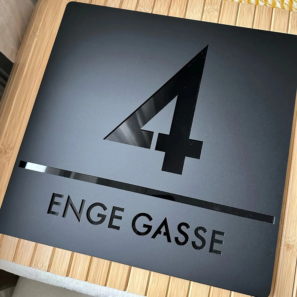 Acrylic House Number Door Sign House Address Plaque Laser Cut 3d Floating Number house number signs,door signs,house numbers,house wall plaques,number plate