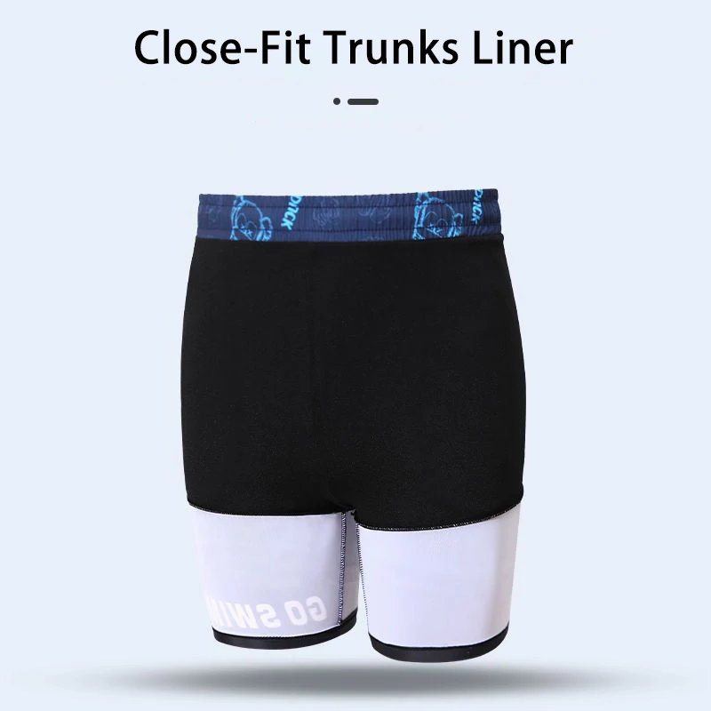 (EU2XS-XL)Mens Swim Trunks With Compression Liner Stretch Mens Swimwear 2 In 1 Quick Dry Running Gym Swim Shorts For Men