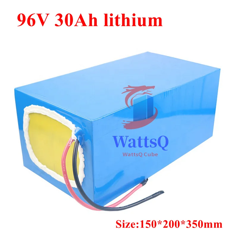 

96v 30ah lithium ion battery li ion 26S BMS for 5000w motor robot scooter bike forklift van motorcycle AGV + 10A Charger
