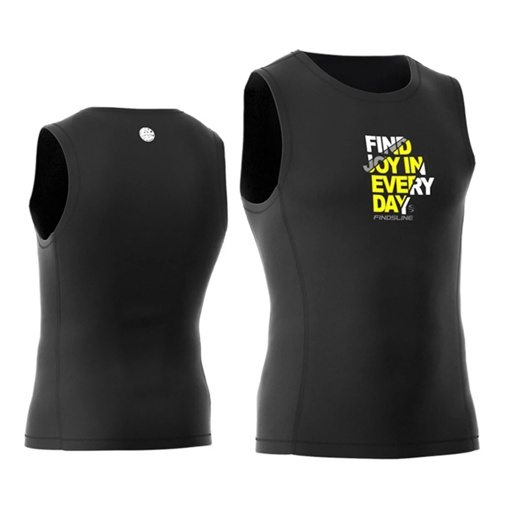 

New 2MM neoprene men's diving vest CR elastic warm snorkeling swimming sleeveless vest Water sports sailboat surfing vest 2023