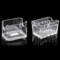 Acrylic Storage Box Tea Bags Holder Coffee Sugar Clear Organizer Transparent Appearance Looks High-end For Storing Tea Bags 1