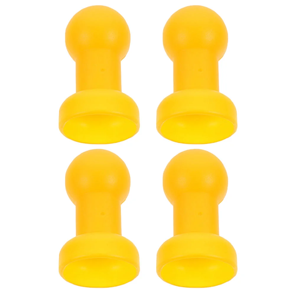 4Pcs Trampoline Pole Caps Steel Pipe Cap Wear Resistant Rod Cover Furniture Parts Replacement Trampoline Accessories Trampoline