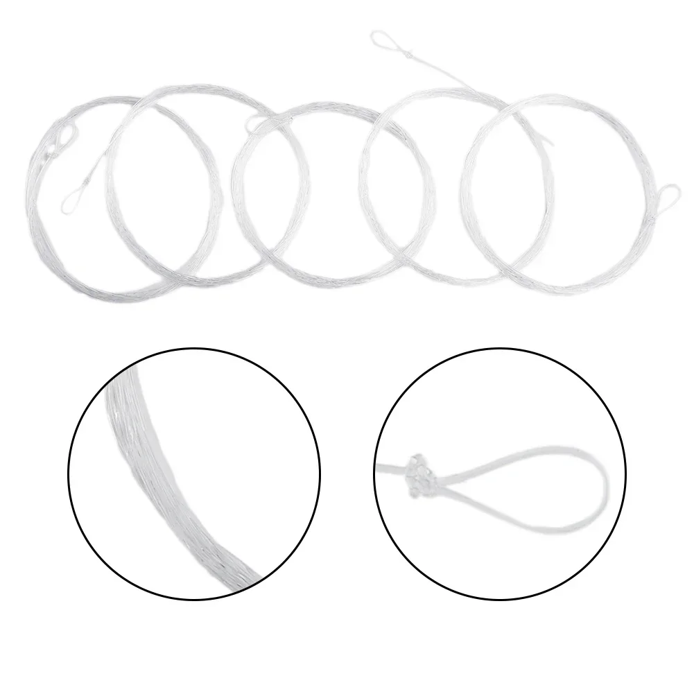 5Pcs Tapered Leader Fly Fishing Line 9FT 0X-7X fishing line