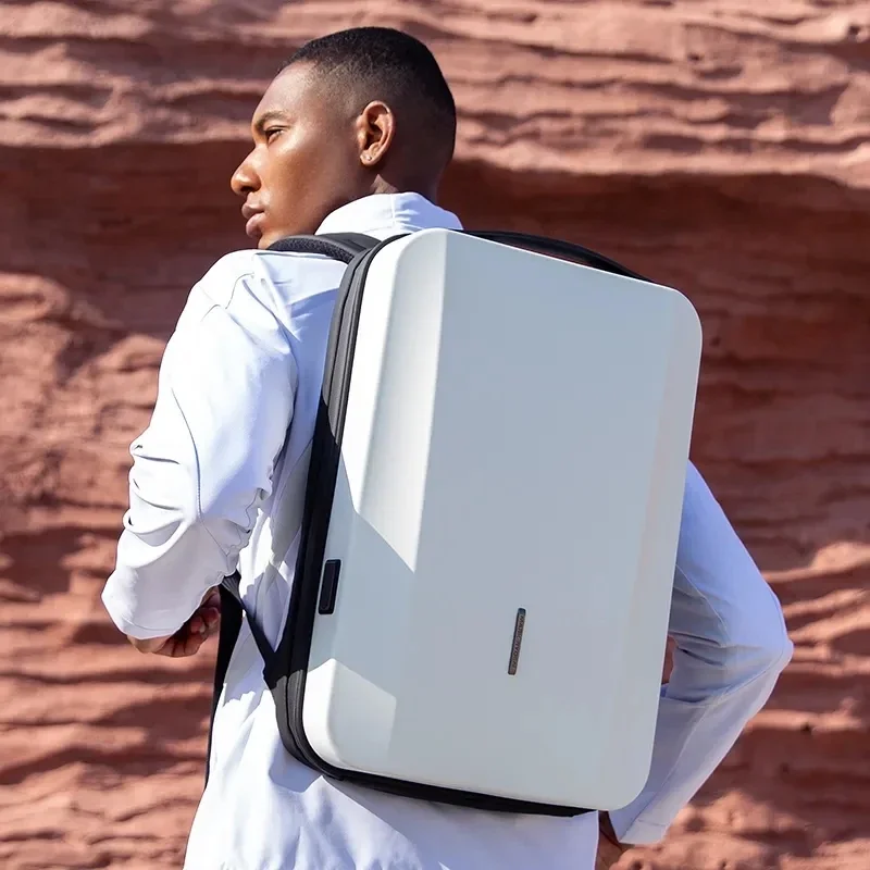 Waterproof Laptop Backpack with Password Lock for Travel and Cycling