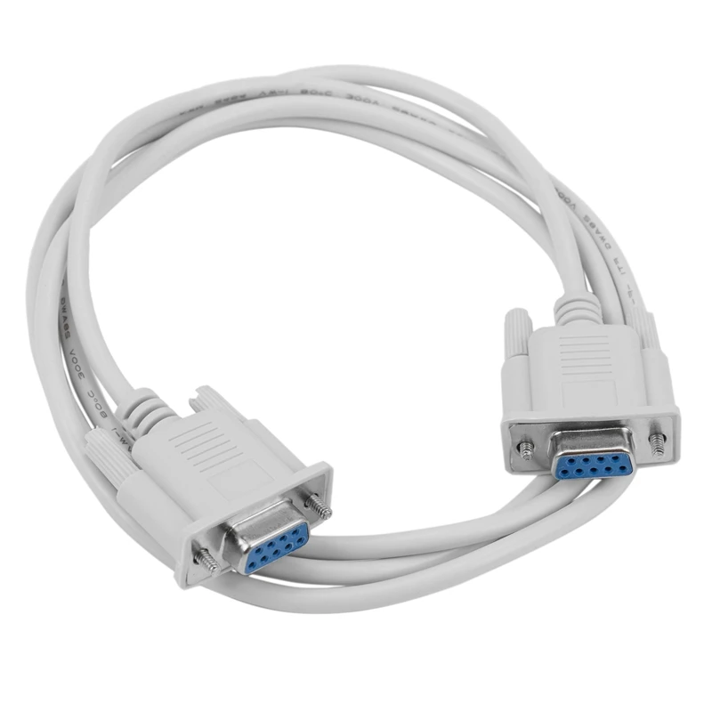 Le Migliori Offerte 1Pc 5Ft F / F Seriale Rs232 Cavo Modem Null Femmina A Femmina Db9 Fta Connessione Incrociata 9 Pin Data Com Cable Converter P