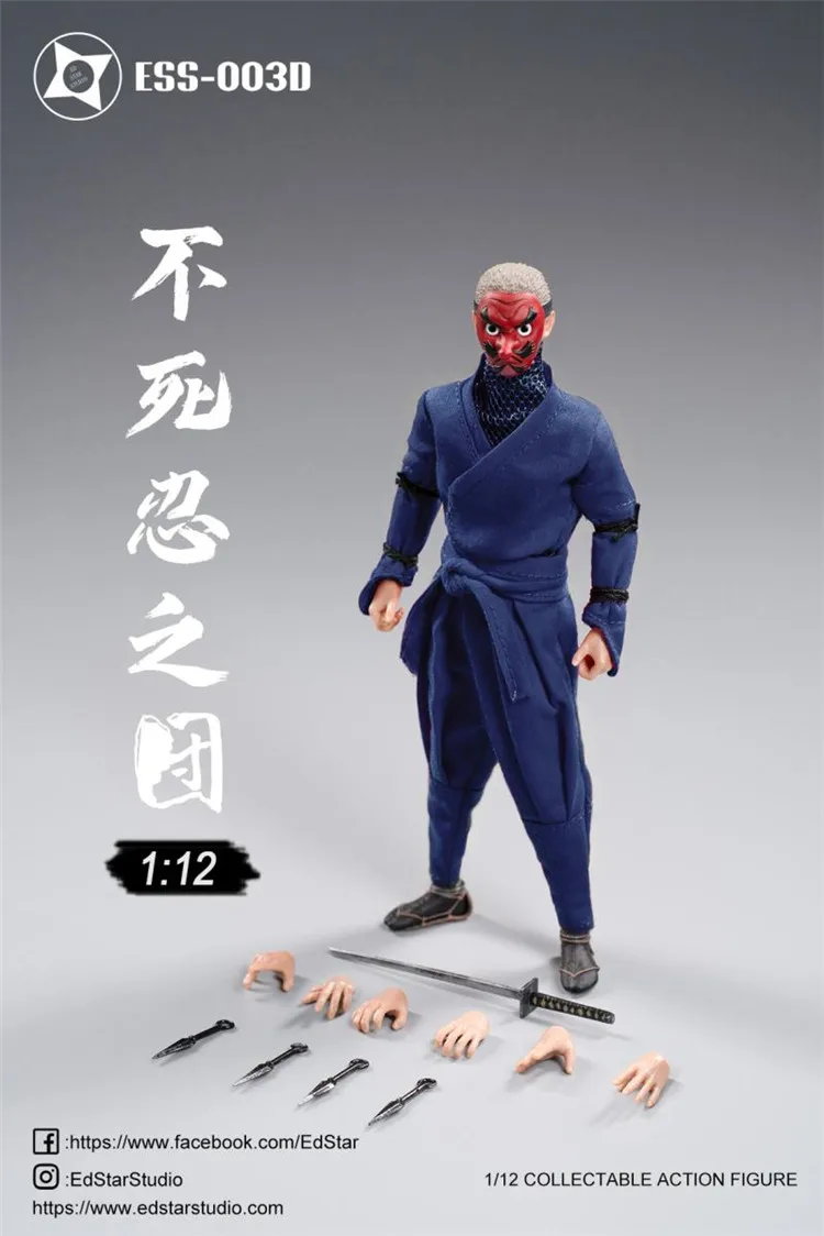 1/12 Scale of Action Figure Body with different hands (IN-STOCK) –  EdStarStudio