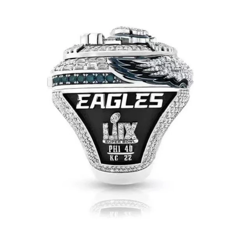 Commemorative Ring Stainless Steel 1pc For Boyfriend Rugby Fans Gift